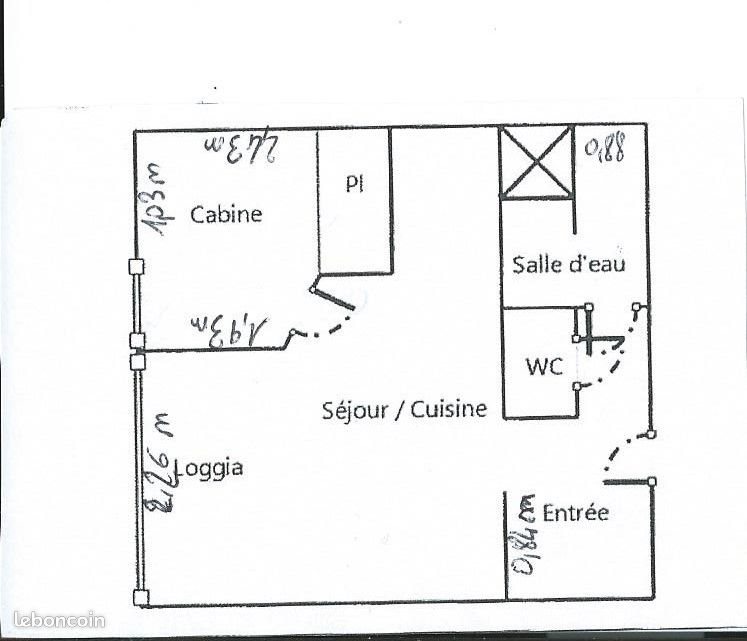 Appartement à vendre, 26m², Agde (Cap d'Agde)