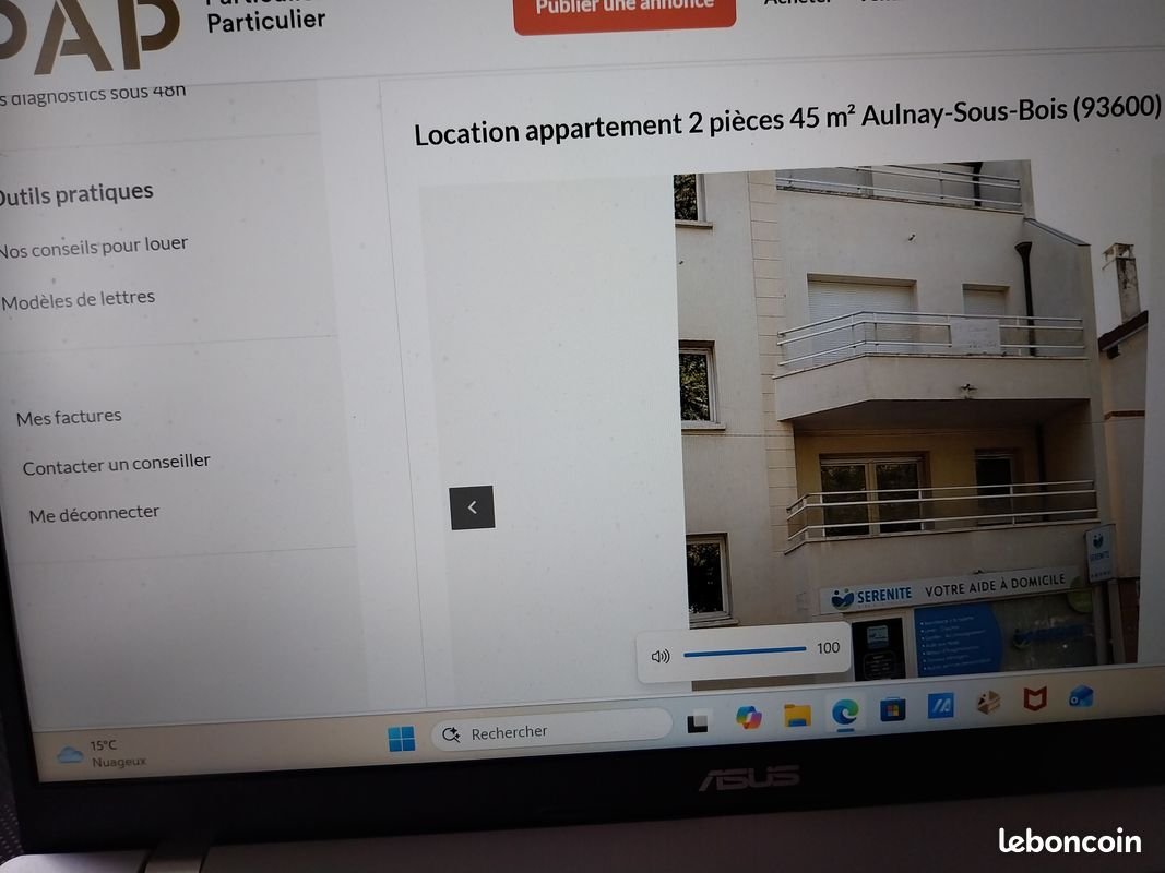 Appartement à louer, 46m², Aulnay-sous-Bois