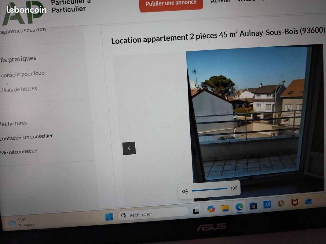 Appartement à louer, 46m², Aulnay-sous-Bois