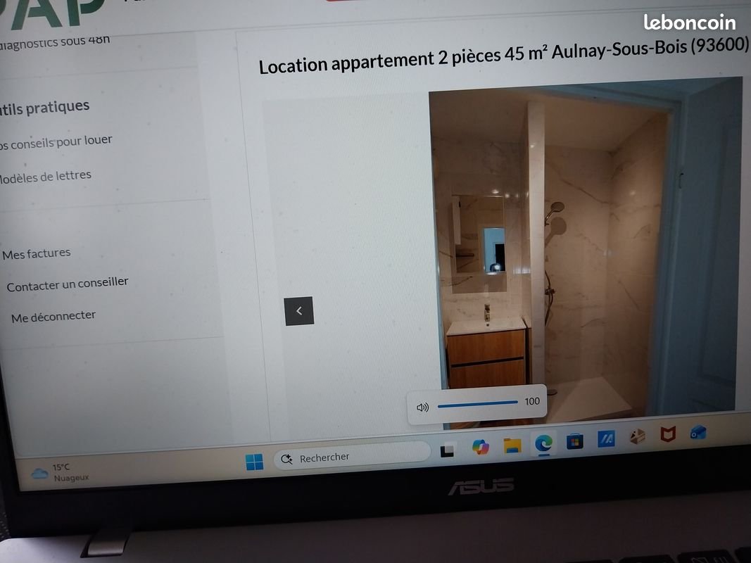 Appartement à louer, 46m², Aulnay-sous-Bois
