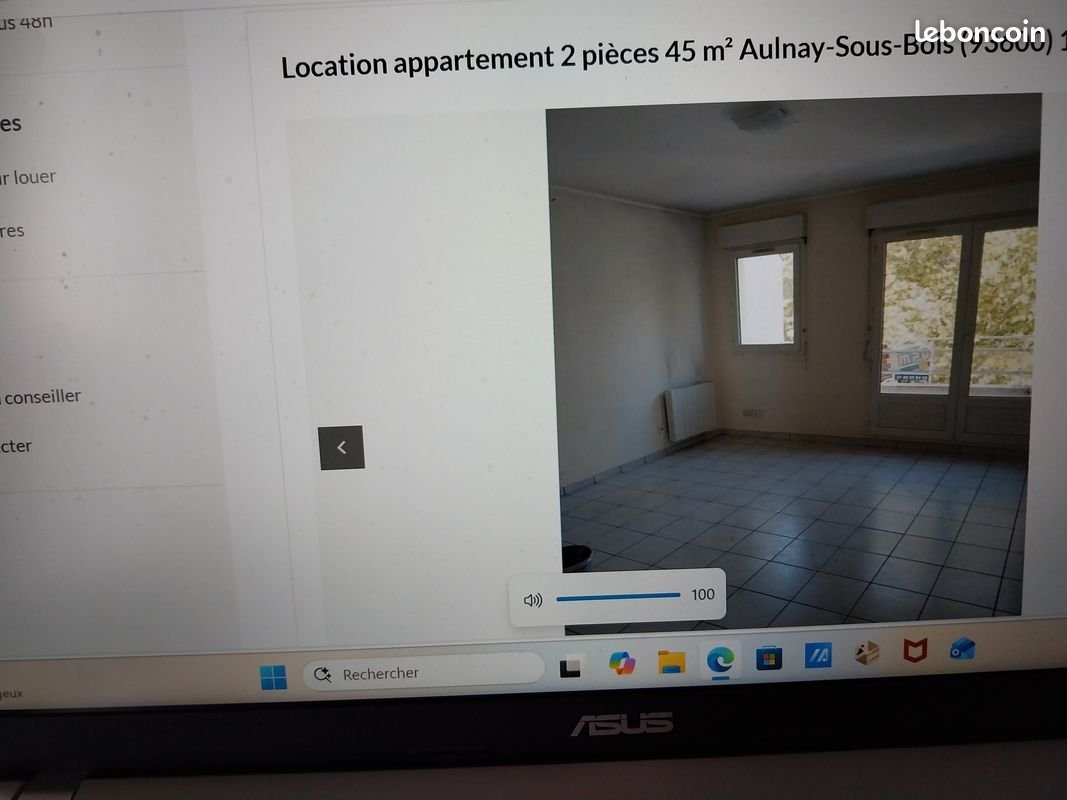 Appartement à louer, 46m², Aulnay-sous-Bois