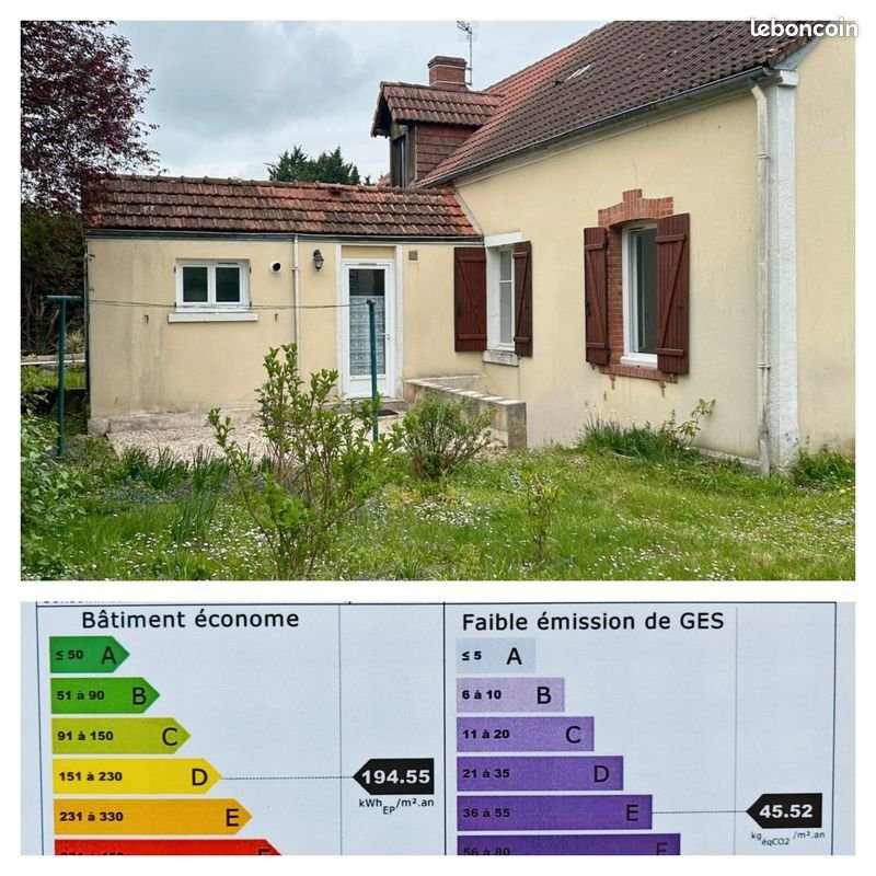Maison à vendre, 65m², Foëcy