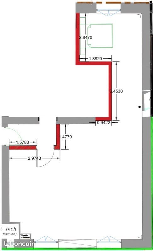 Appartement à vendre, 50m², Saint-Etienne