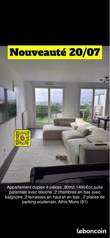 Appartement à louer, 90m², Athis-Mons
