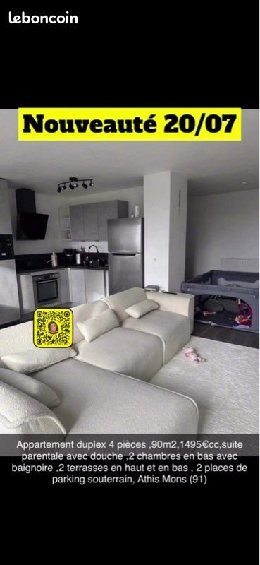 Appartement à louer, 90m², Athis-Mons