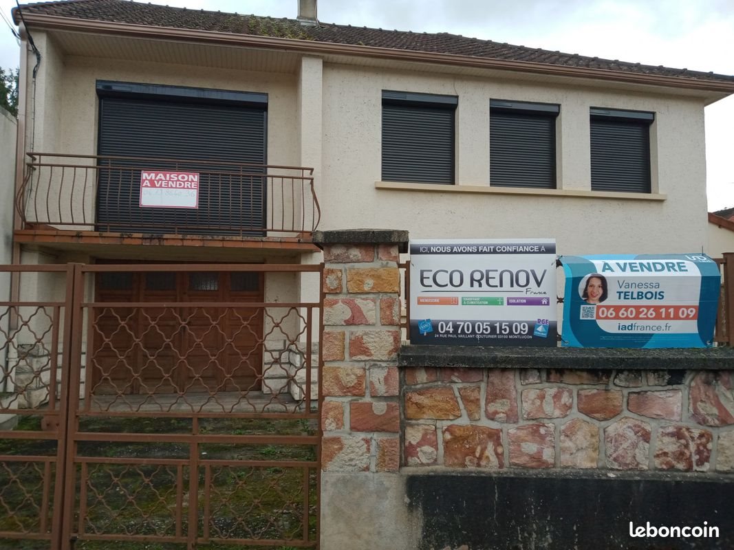 Maison à vendre, 80m², Montluçon