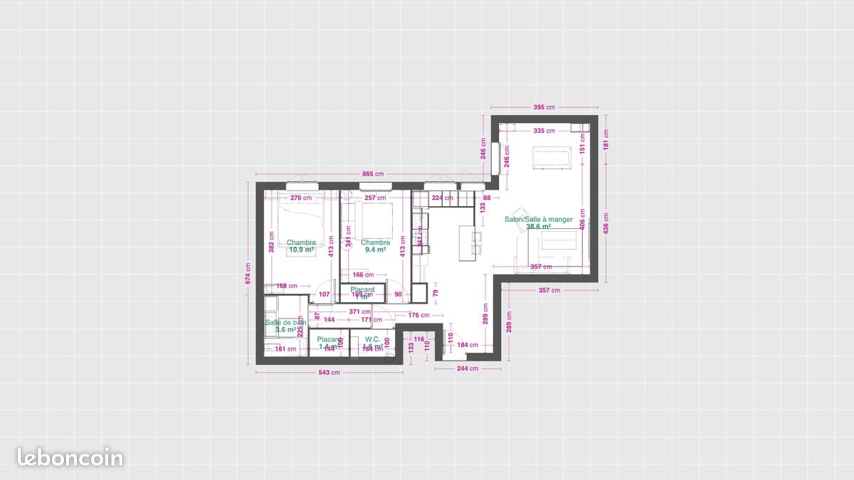 Appartement à vendre, 67m², Paris 11ème