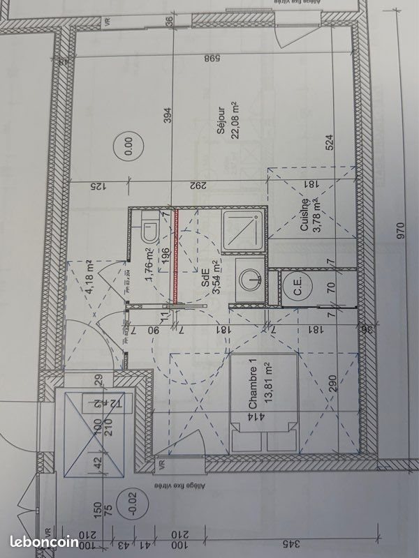 Appartement à louer, 53m², Angoulins