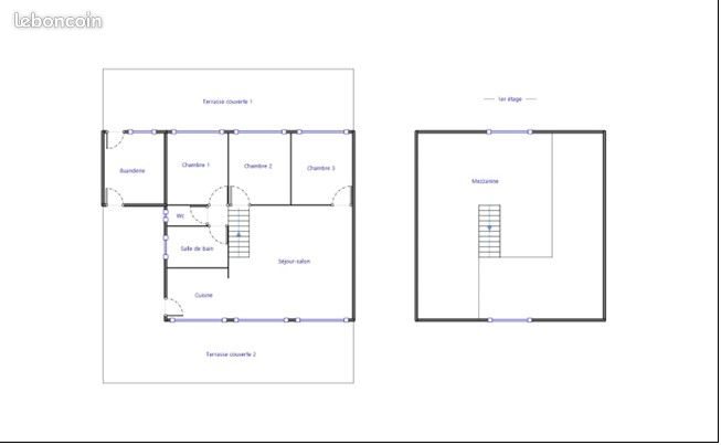 Maison à louer, 95m², Le Teich
