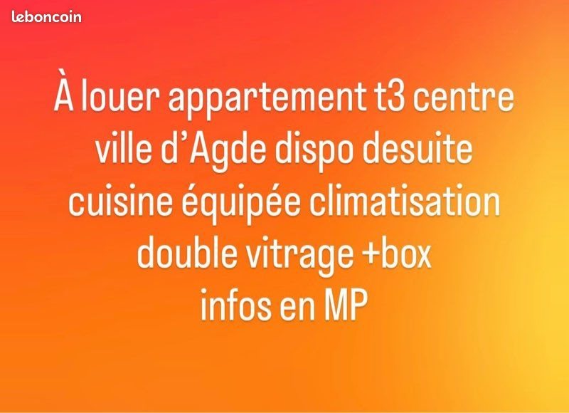 Appartement à louer, 52m², Agde (Cap d'Agde)