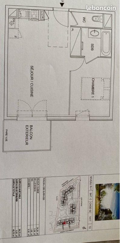 Appartement à vendre, 38m², Saint-Priest