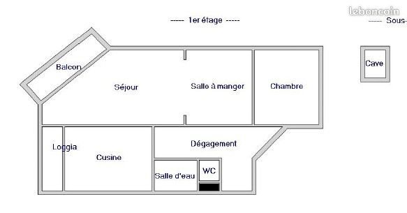Appartement à louer, 65m², Vizille
