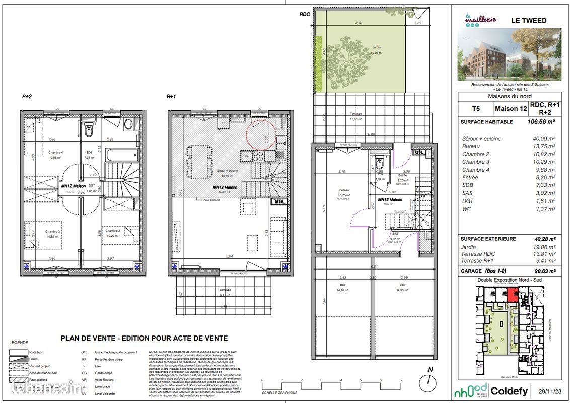 Appartement à vendre, 106m², Villeneuve-d'Ascq