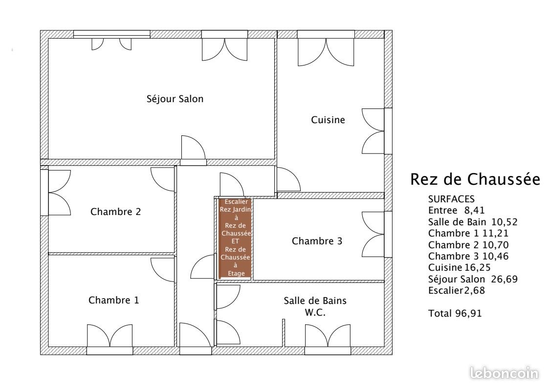 Maison à vendre, 180m², Rethel