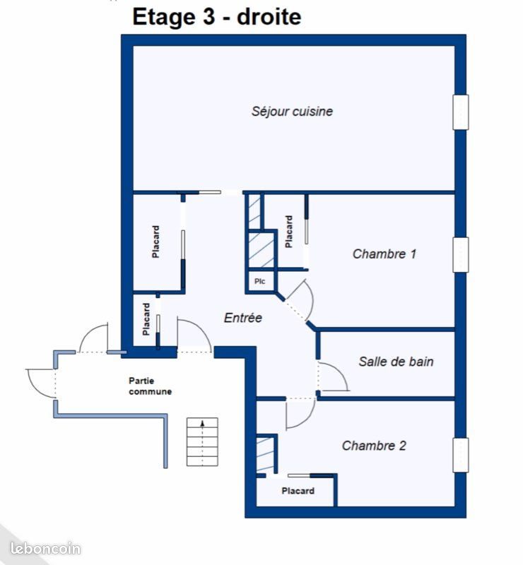 Appartement à louer, 51m², Millau