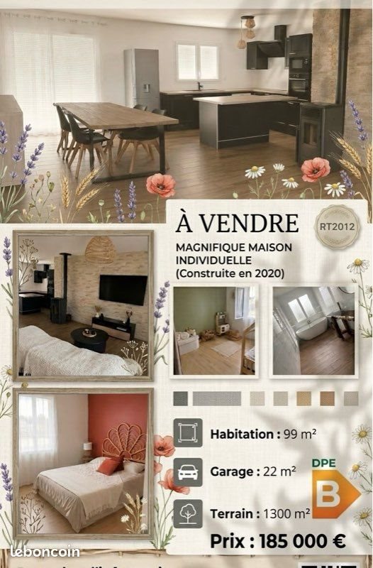 Maison à vendre, 99m², Lignerolles