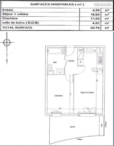 Appartement à louer, 41m², Yerres