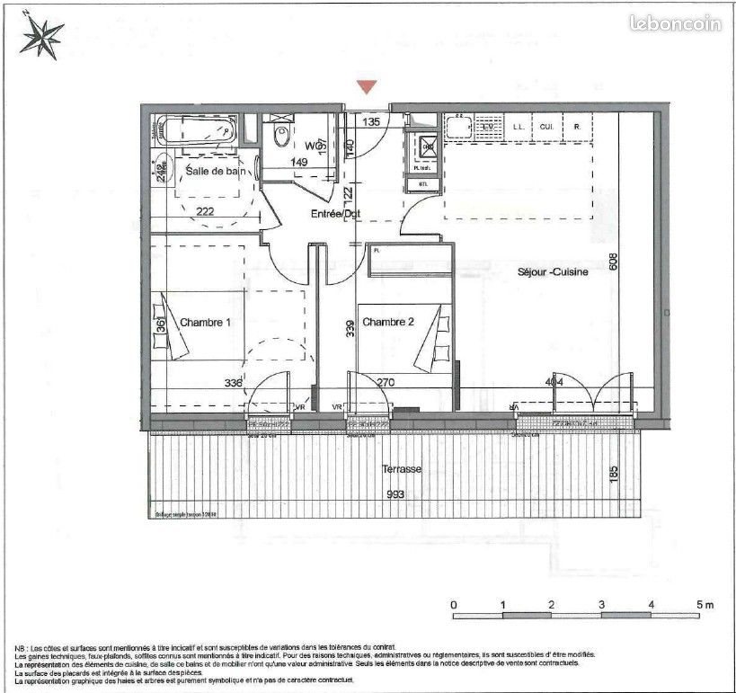 Appartement à louer, 60m², Chassieu