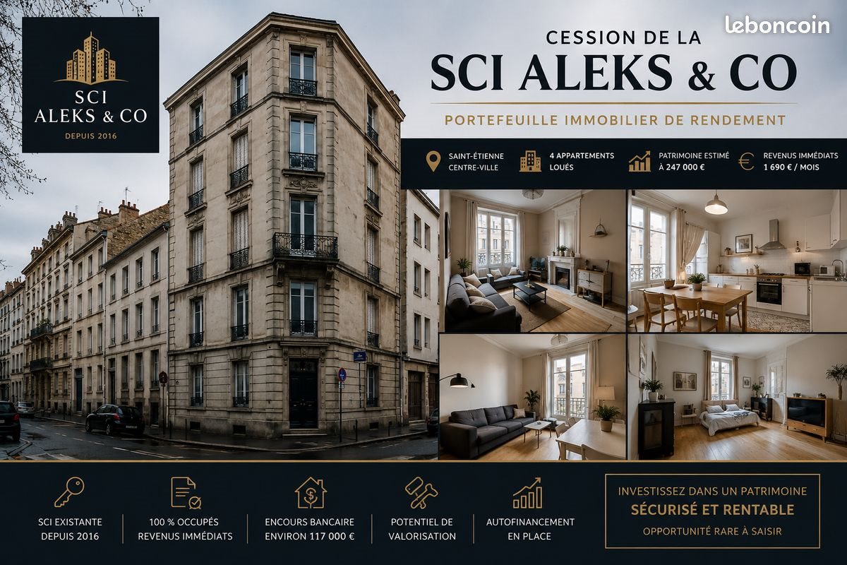 Appartement à vendre, 200m², Saint-Etienne