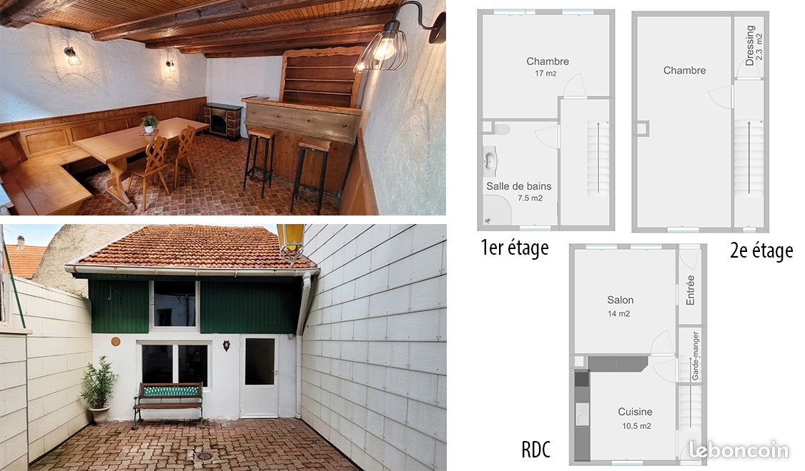 Maison à louer, 75m², Sarre-Union