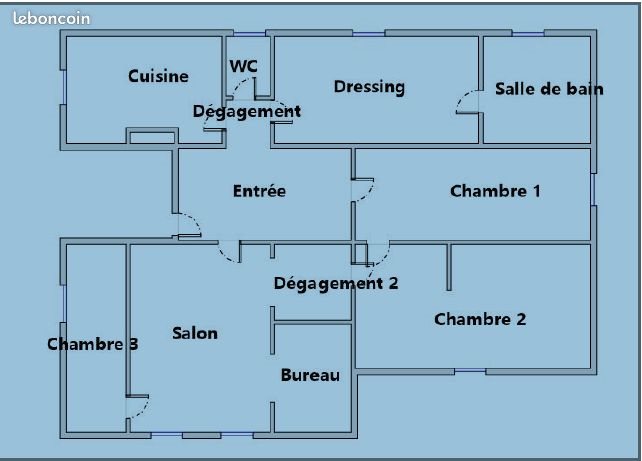 Appartement à louer, 78m², Metz