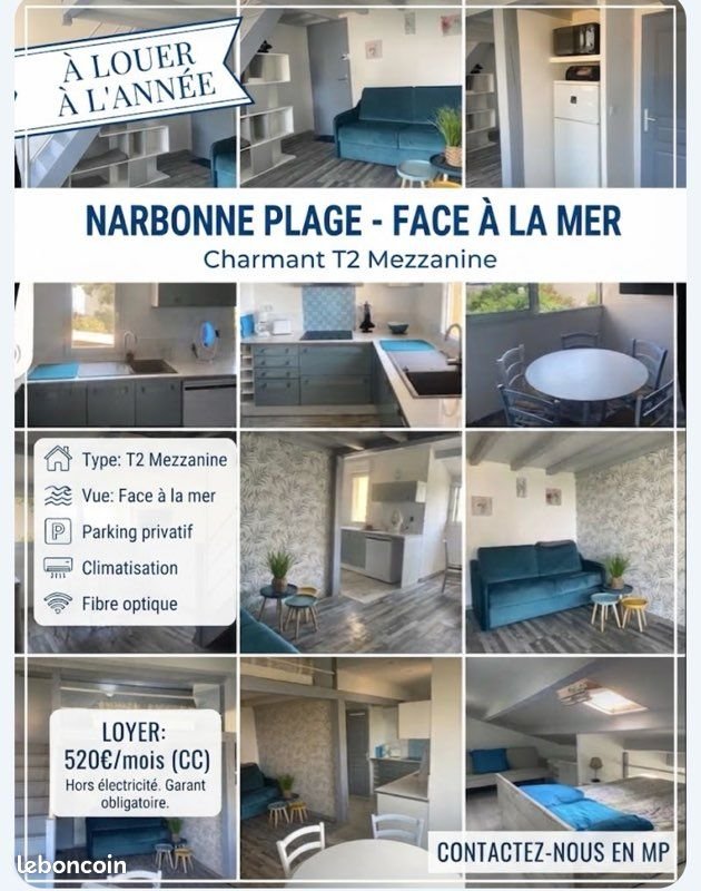 Appartement à louer, 30m², Narbonne