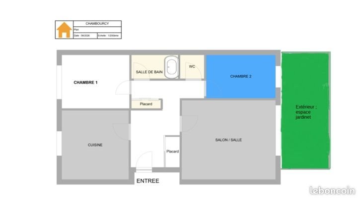 Appartement à vendre, 65m², Chambourcy