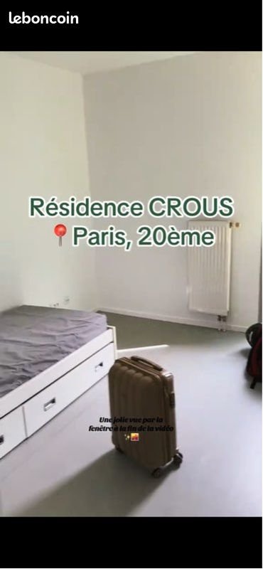 Appartement à louer, 16m², Paris 20ème