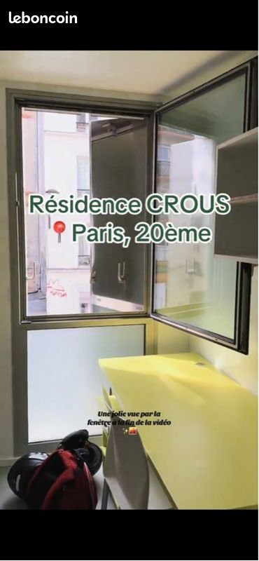 Appartement à louer, 16m², Paris 20ème