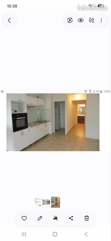 Appartement à louer, 31m², Marseille 15ème