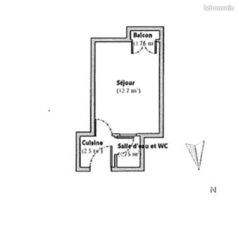 Appartement à vendre, 17m², Menton