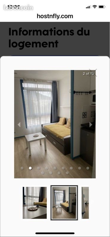 Appartement à louer, 17m², Toulon