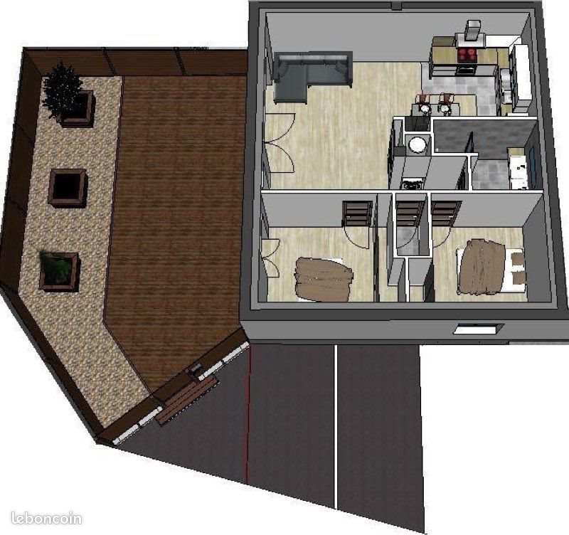 Appartement à louer, 65m², Horbourg-Wihr
