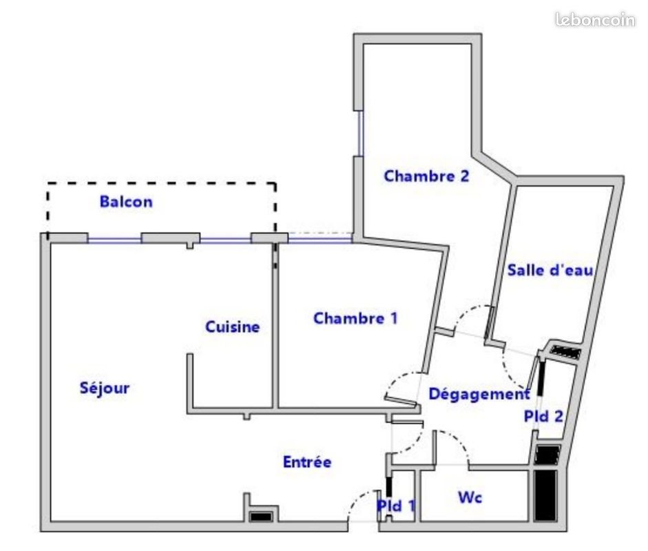 Appartement à louer, 76m², La Garenne-Colombes