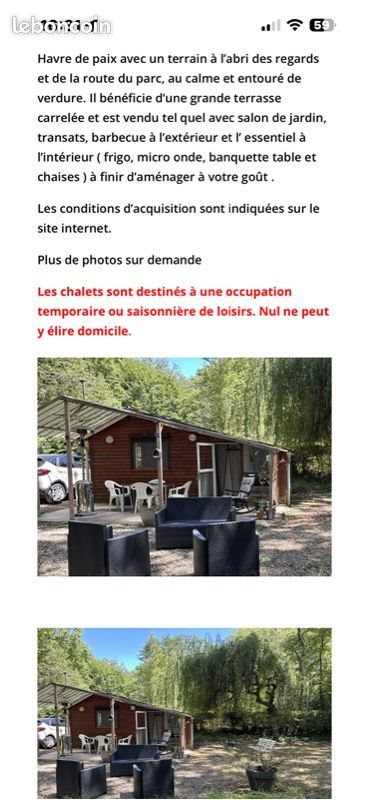 Maison à vendre, 18m², Les Ecrennes