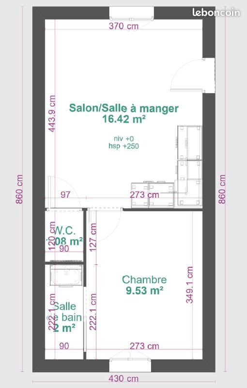 Appartement à louer, 30m², Limoges