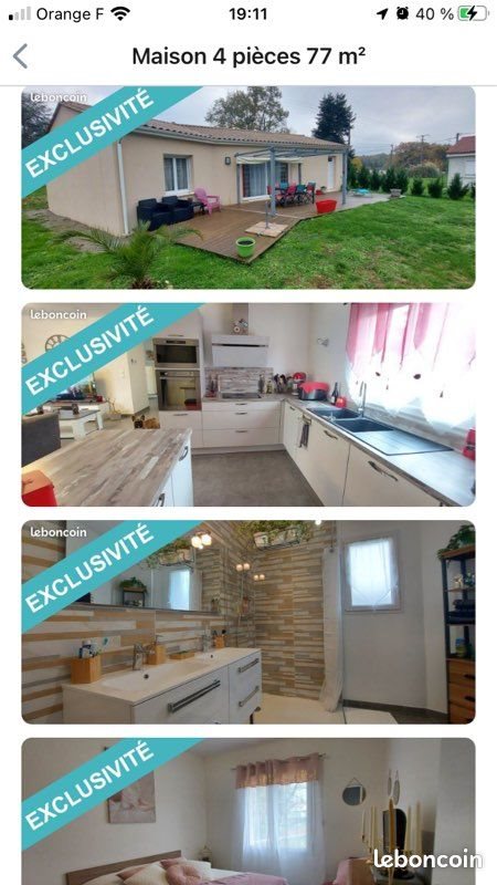 Maison à louer, 77m², Pranzac