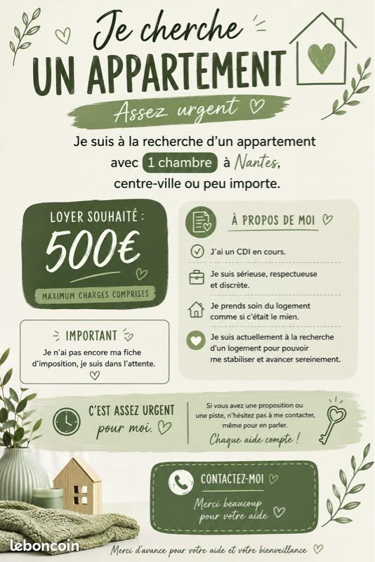 Appartement à louer, 32m², Saint-Herblain