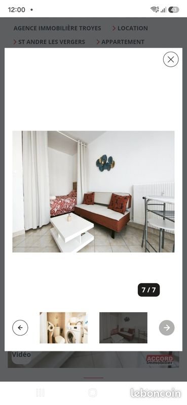 Appartement à louer, 26m², Troyes