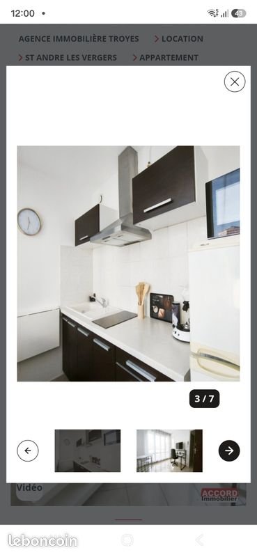 Appartement à louer, 26m², Troyes