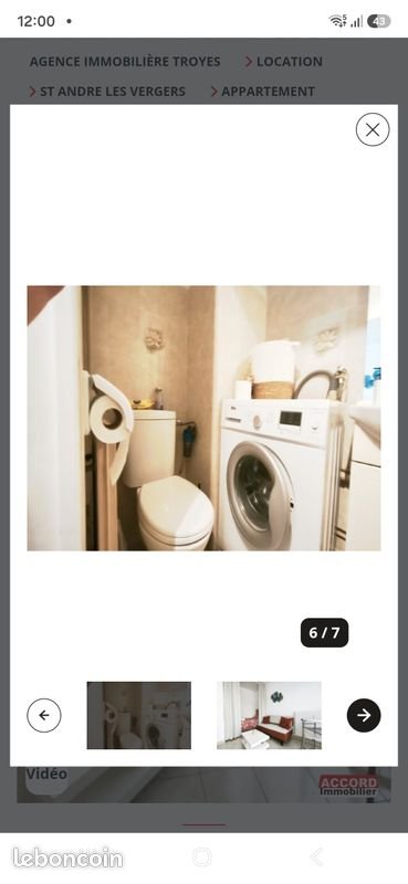 Appartement à louer, 26m², Troyes