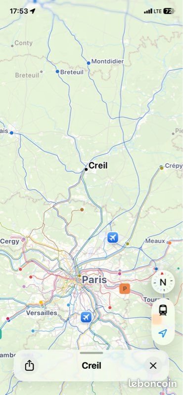 Appartement à louer, 15m², Creil