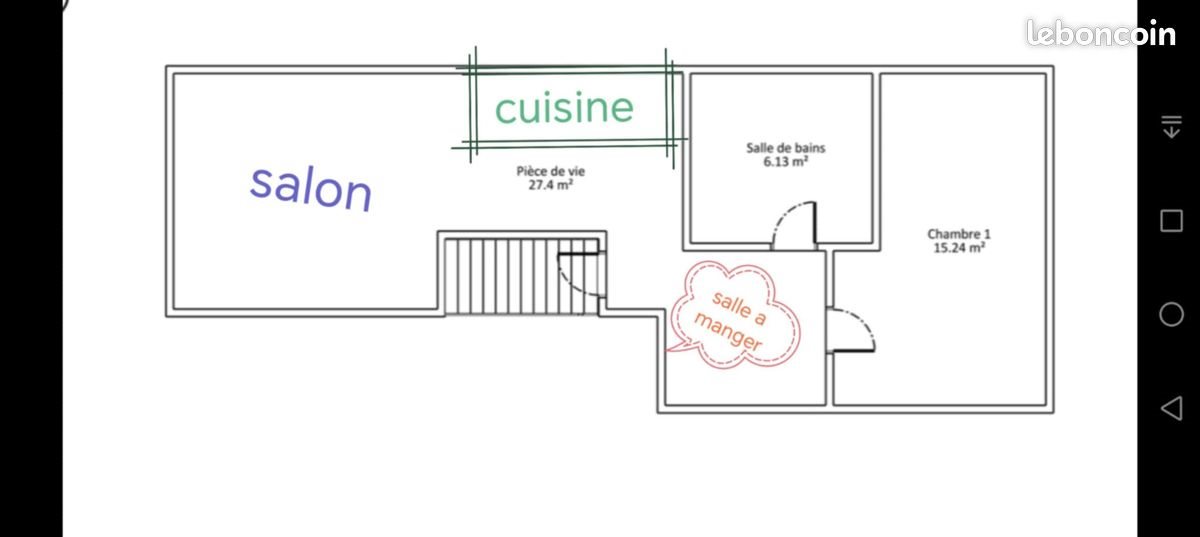 Appartement à louer, 50m², Quimper