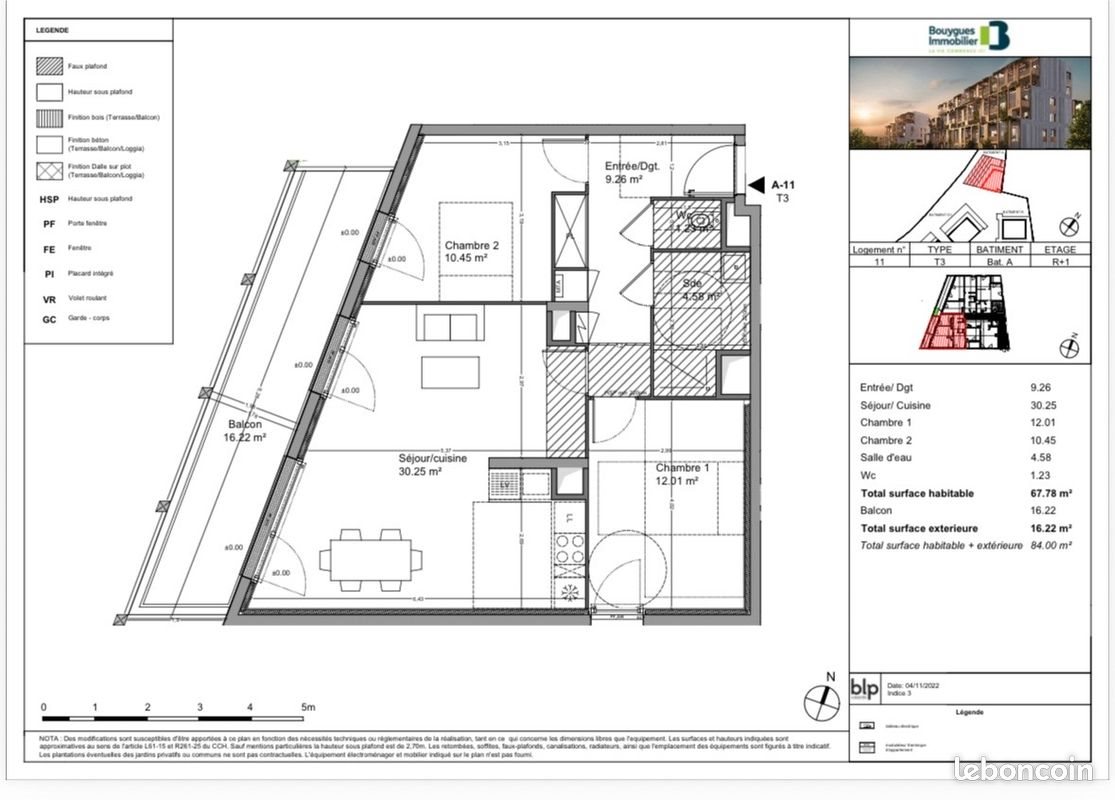 Appartement à vendre, 67m², Floirac