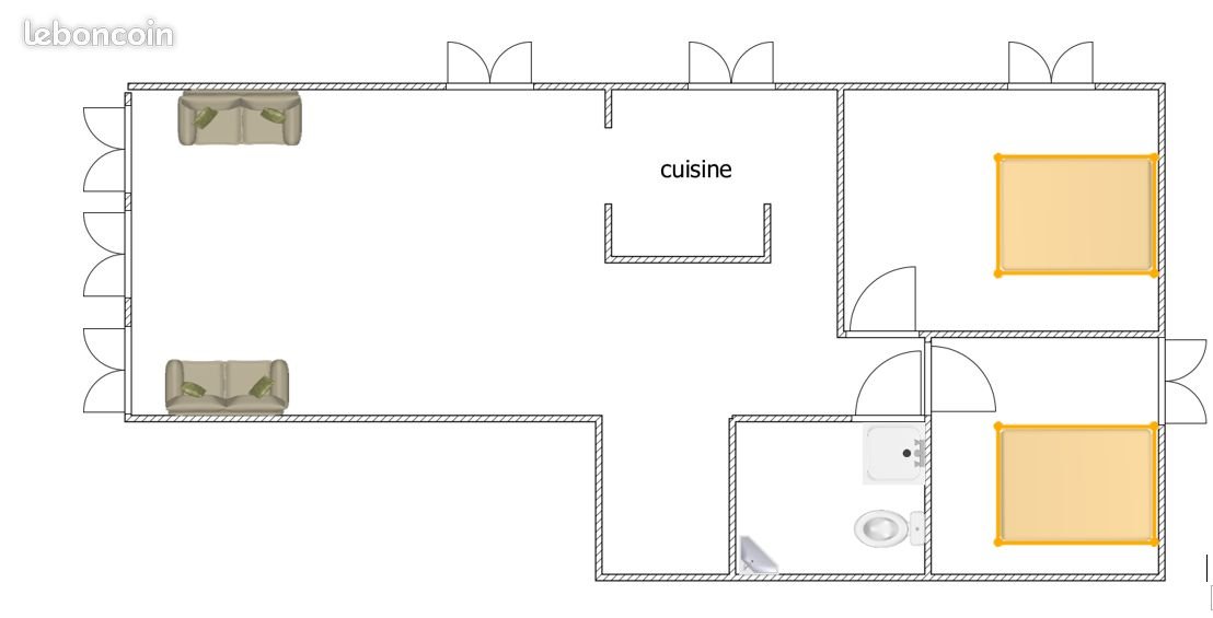 Appartement à vendre, 64m², Ajaccio
