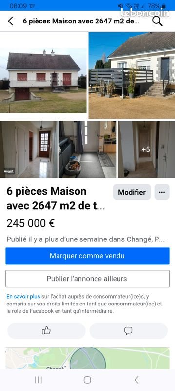 Maison à vendre, 129m², Changé
