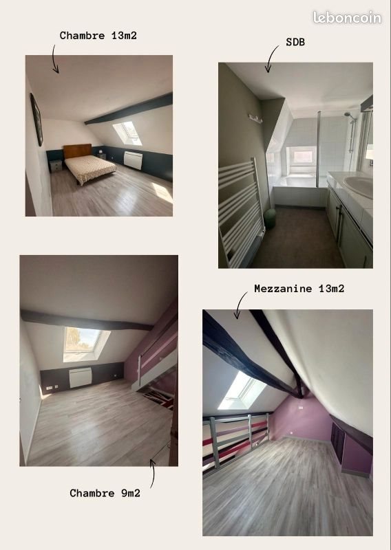 Maison à louer, 70m², Levet