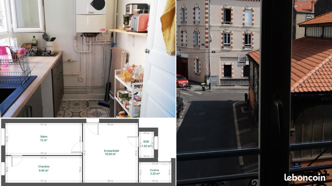 Appartement à louer, 43m², Clermont-Ferrand