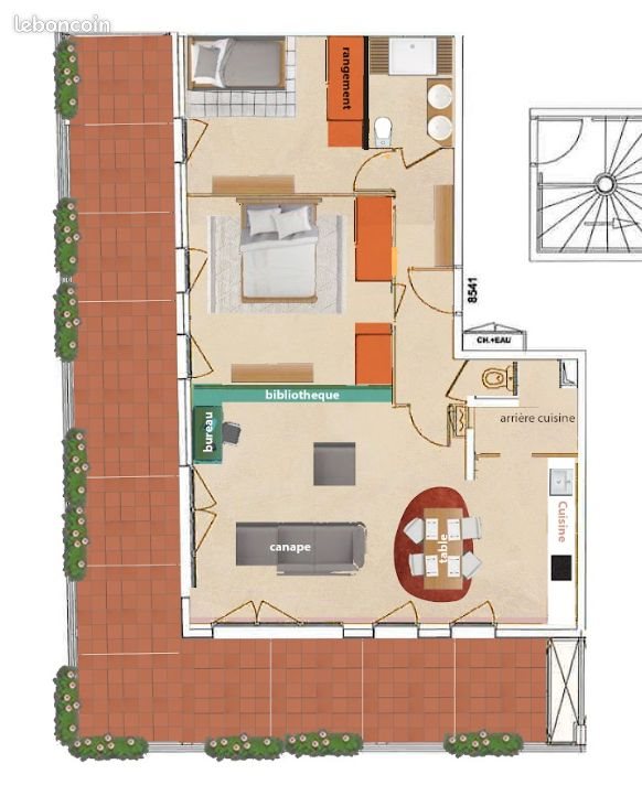 Appartement à vendre, 78m², Angers