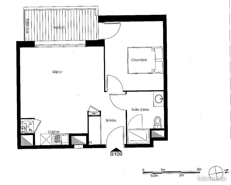Appartement à louer, 41m², Mérignac